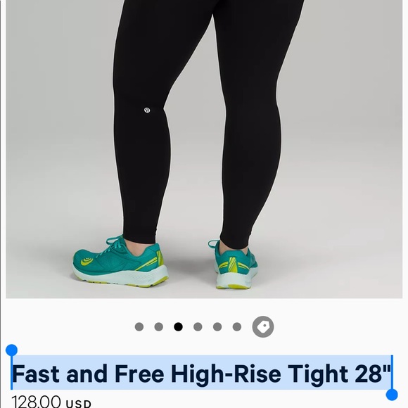 Fast and Free Lululemon Leggings Like new - Picture 5 of 6